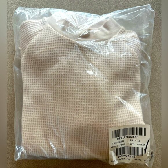 Madewell Waffle-Knit Long-Sleeve Crewneck Top - NWT - Picture 7 of 10